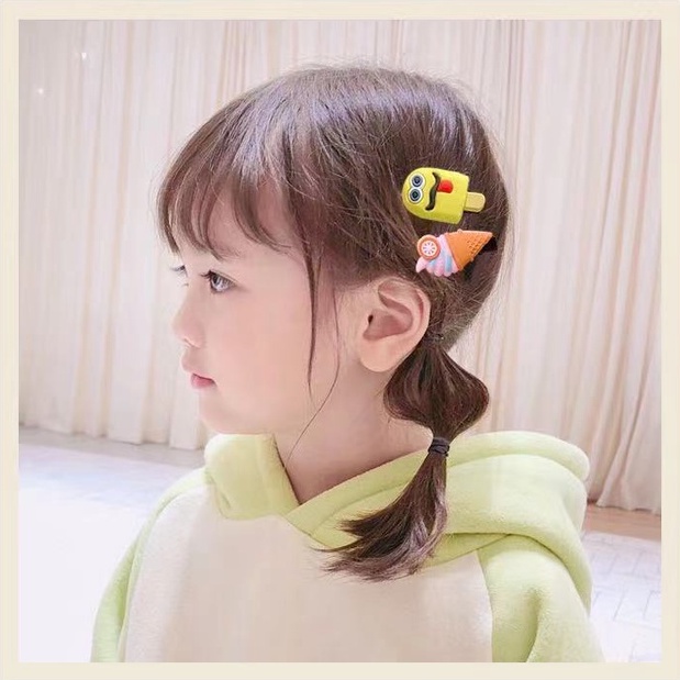 （Hallo Girl)F39 10 Pcs Set Jepit Rambut Karakter Buah Klip Jepitan Anak Gaya Korea Fashion Hair Clip