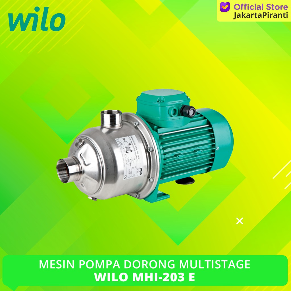 Jual Mesin Pompa Air Dorong Multistage Centrifugal WILO MHI-203 E / MHI ...