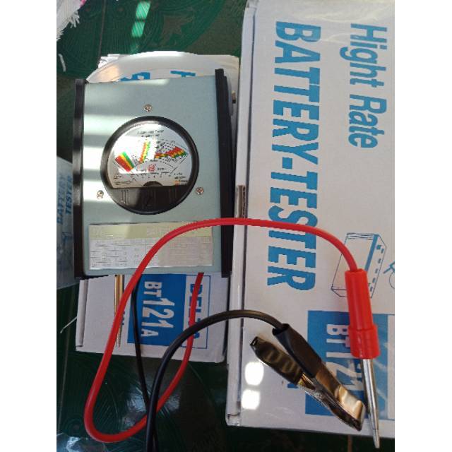 BATTERY TESTER / Alat tes Aki motor & mobil
