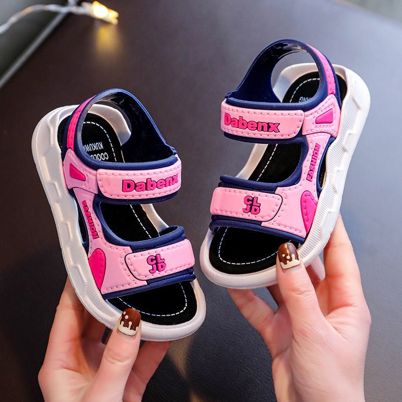 LittleAaron DABENX 909+7 Sandal gunung Sepatu Sandal Anak Laki Laki Bahan PU Model Lucu 2-6 Tahun Import Sport Termurah