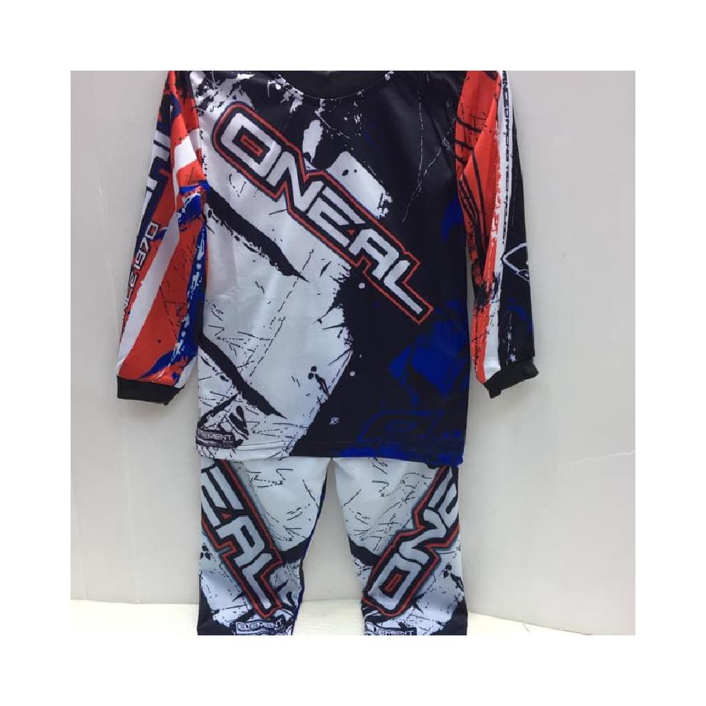 baju kaos stelan sepeda-kaos stelan motor cros anak oneal 1022 panjang