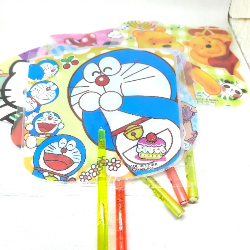 KIPAS PERIWIT ISI 12pcs KIPAS KARAKTER ANIME