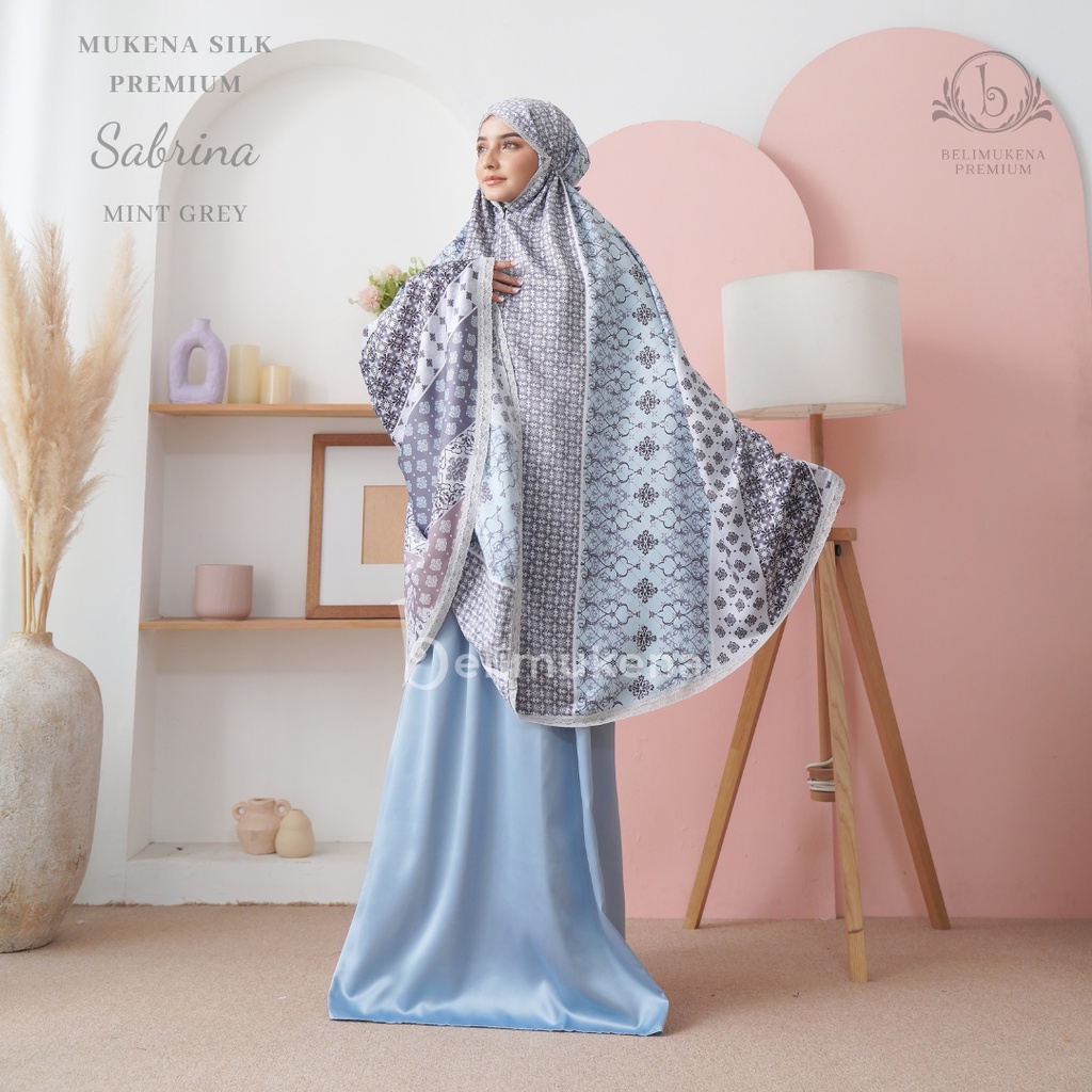 Mukena Silk Premium 2in1 Sabrina Set Sajadah