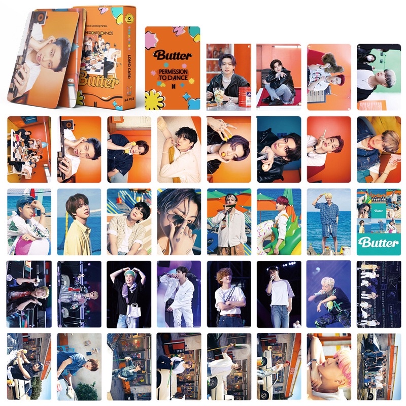 [kstuffind] BTS BUTTER CREAM PEACHES PHOTOCARD LOMO CARD PHOTO KARTU FOTO PC ARMY MURAH 54 PCS 54PCS