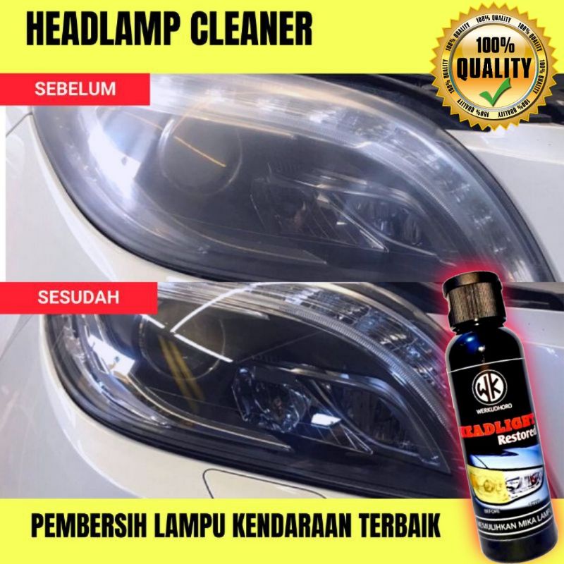 Pengkilap lampu/restored lampu/headlight restored dijamin ampuh