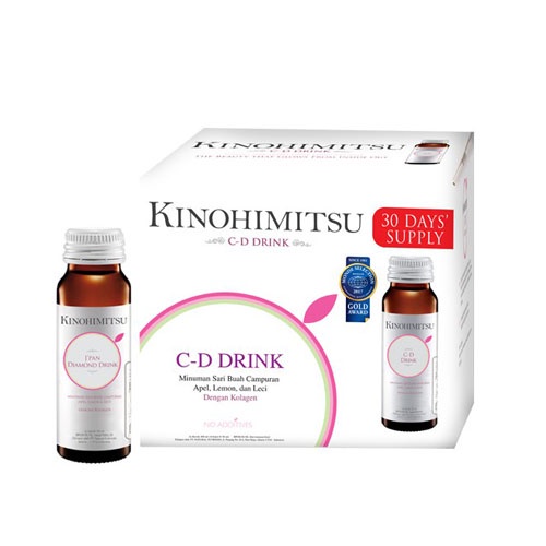 Kinohimitsu Jpan Collagen Diamond Drink 16 Botol/Anti Aging/Suplemen Kecantikan/Elastisitas kulit