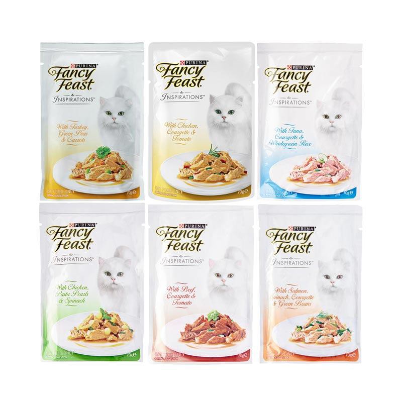 Fancy Feast Inspirations 70gr | Wet Food Kucing Premium | Makanan Basah Fancy Feast All Varian