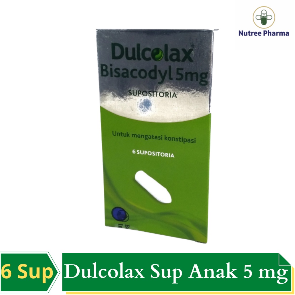 DULCOLAX SUP ANAK 5 MG ISI 6 SUP