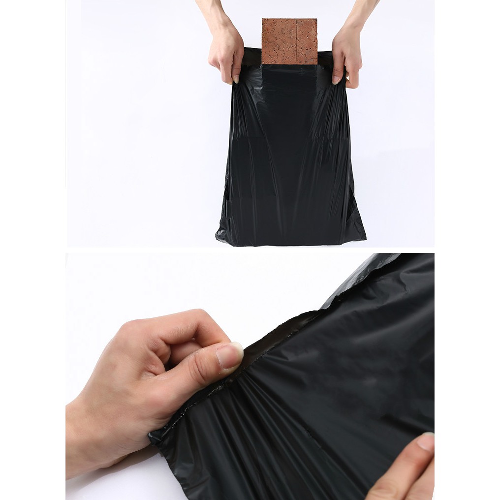 7.7 BIG SALE 10Pcs Black Courier Bags Smooth New Pe Plastic Polymailer