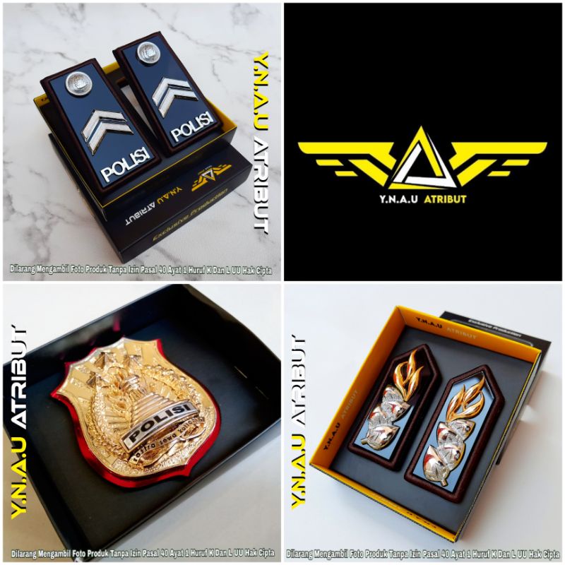 PAKET PANGKAT BRIPTU POLRI + MONOGRAM POLRI + KEWENANGAN POLRI