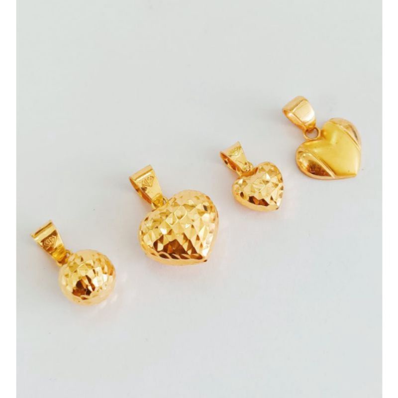 liontin emas 999 berat satu gram