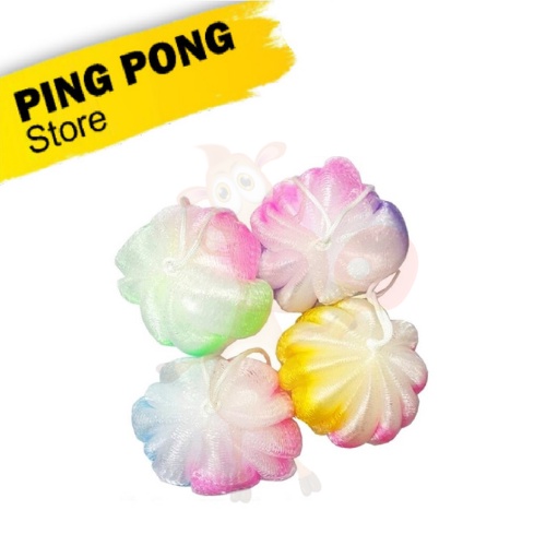 

Spon 18 Gram Bath Sponge Spons Jaring Mandi Import Murah Pembersih Serbaguna - PING PONG