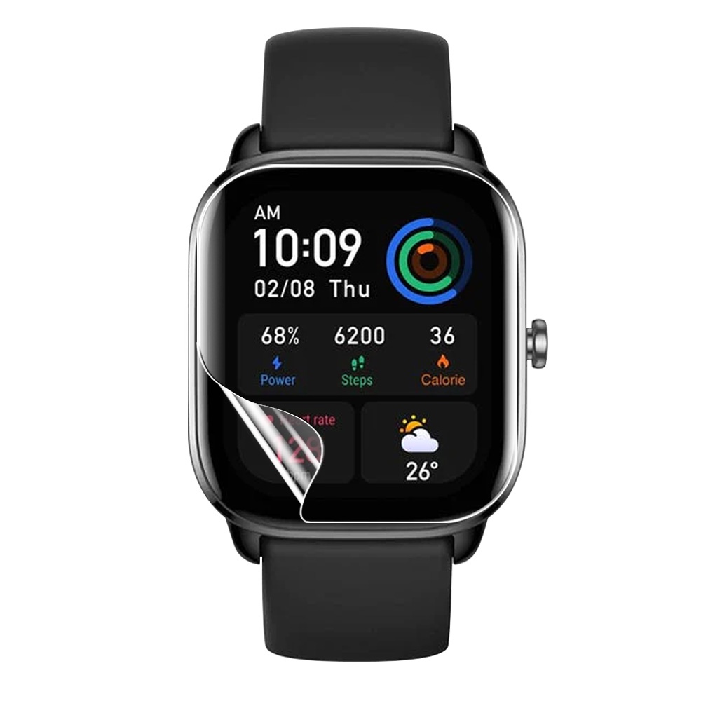 Film Hydrogel Pelindung Layar Smartwatch Huami Amazfit GTS 4 mini Full Cover Anti Gores / Sidik Jari