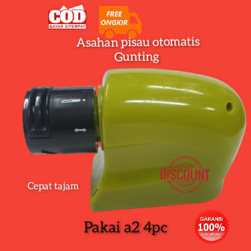 Asahan Pisau Dapur Gunting Obeng Knife Sharp Otomatis Murah