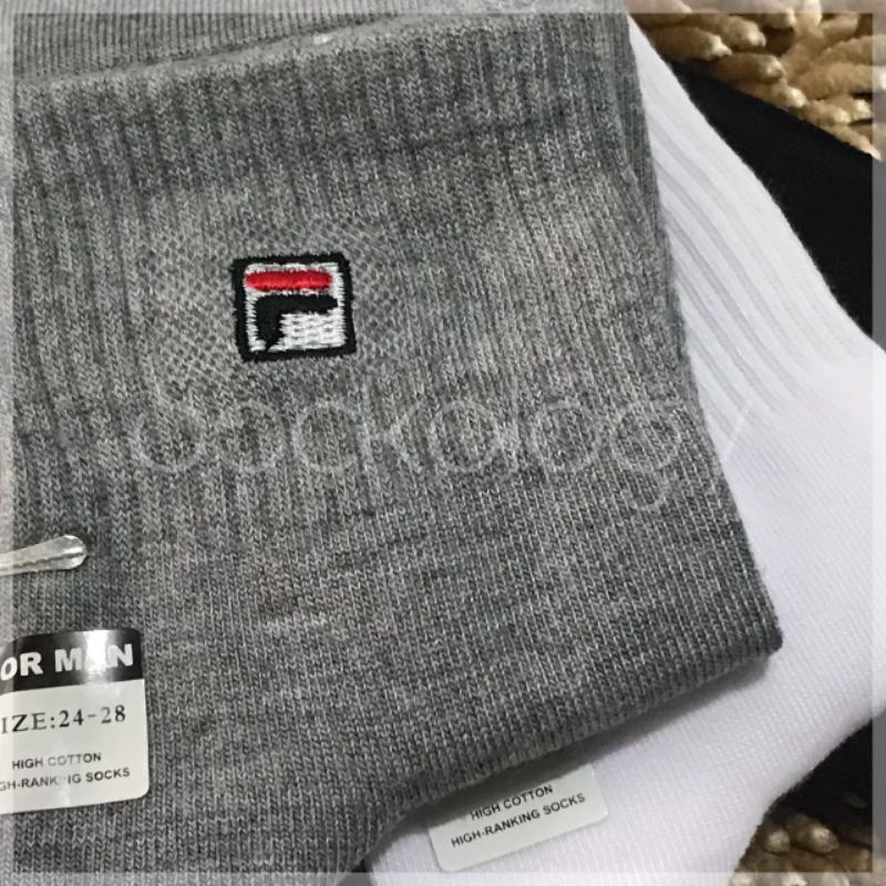 (Min 3pcs @12.500) Kaos kaki 3/4 branded