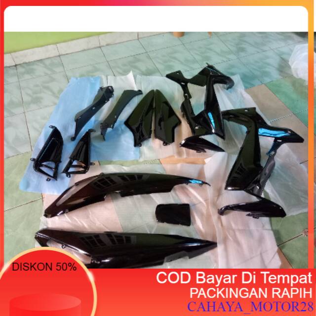 Full body halus supra x 125 2007 2012 full hitam