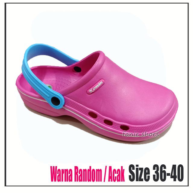 Komin Sandal Selop 36-40 Wanita / Sandal Selop Baim Wanita / Selop Karet Wanita / Sandal Perawat