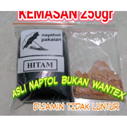 PROMO NAPTOL PEWARNA PAKAIAN JEANS DAN KATUN KEMASAN 100gr/PEWARNA PAKAIAN JEANS