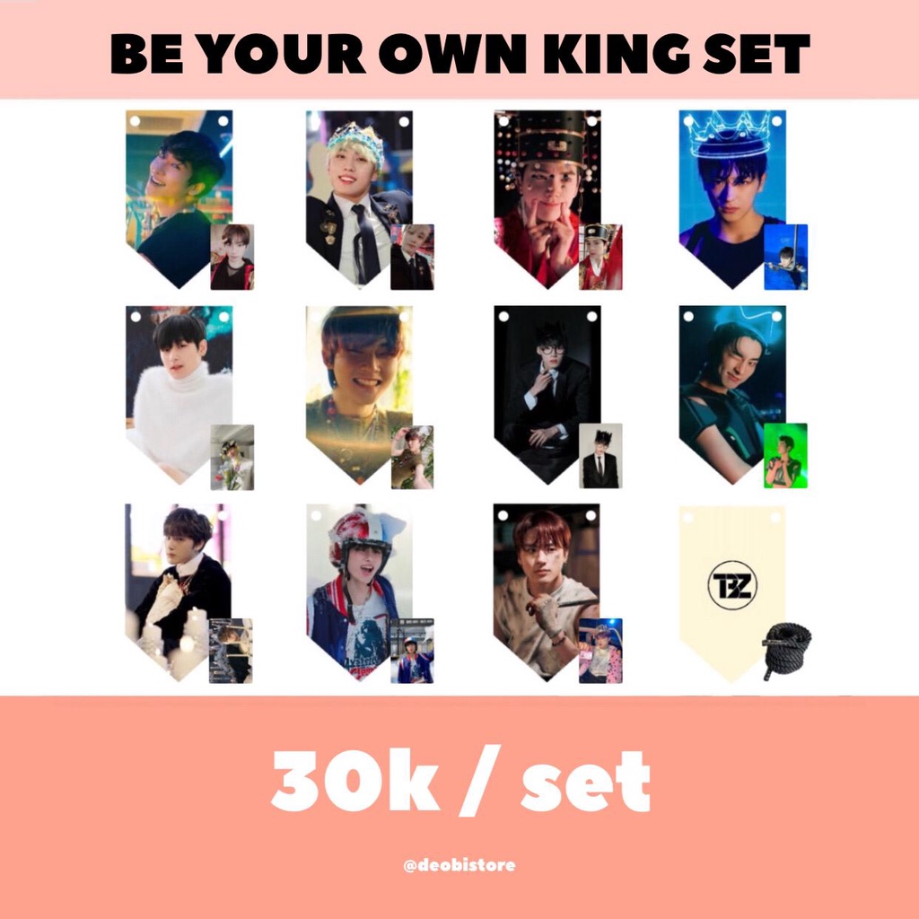 The Boyz Be Your Own King Flag + Photocards