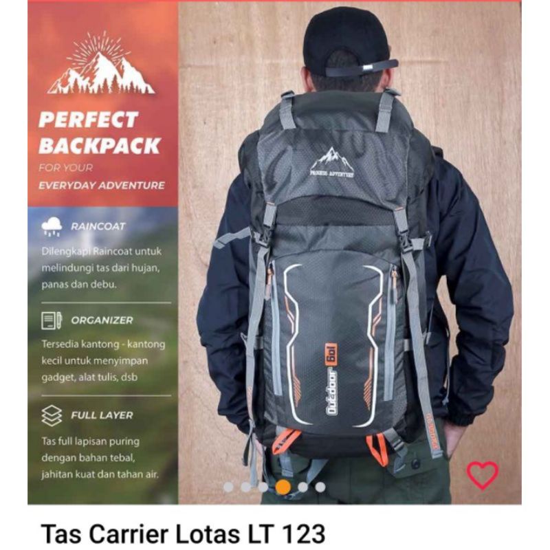 TAS CARRIER/TAS GUNUNG 50-55 Ltr/TAS GUNUNG-CARRIER 60 ltr