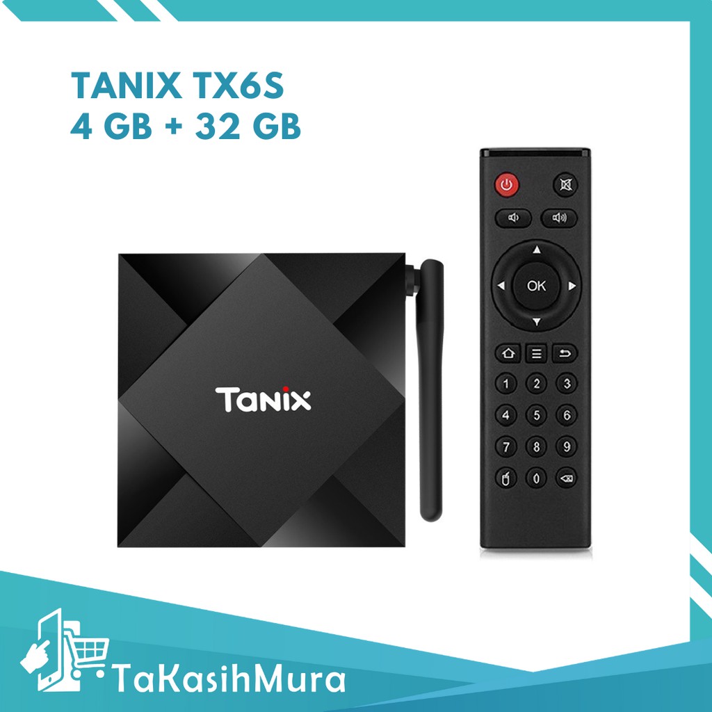 Tanix TX6S 4GB RAM 32GB ROM 8K Android TV BOX 2.4/5GHz WiFi BLUETOOTH