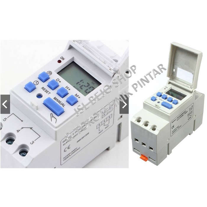 Laris 12 V DC DIN Rail Digital Programmable Timer Switch Model MCB