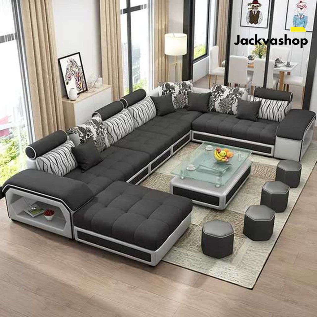 Sofa Minimalis Leter U Modern Sofa Premium