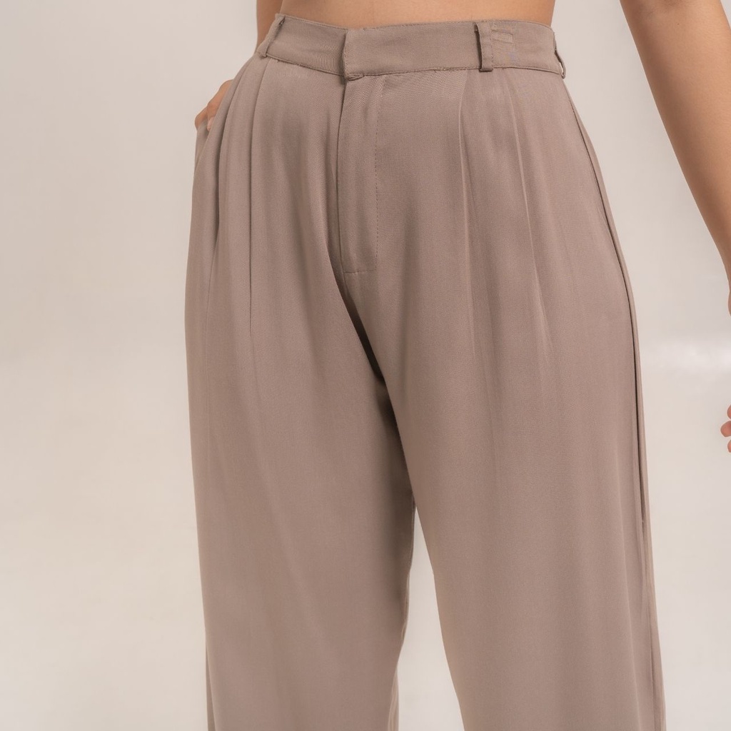 AIJO | Reva Cullote | Kulot Panjang Rayon-Mocca