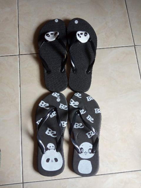  Sandal  Sendal Jepit Wanita Motif Panda  EditioN P 122 