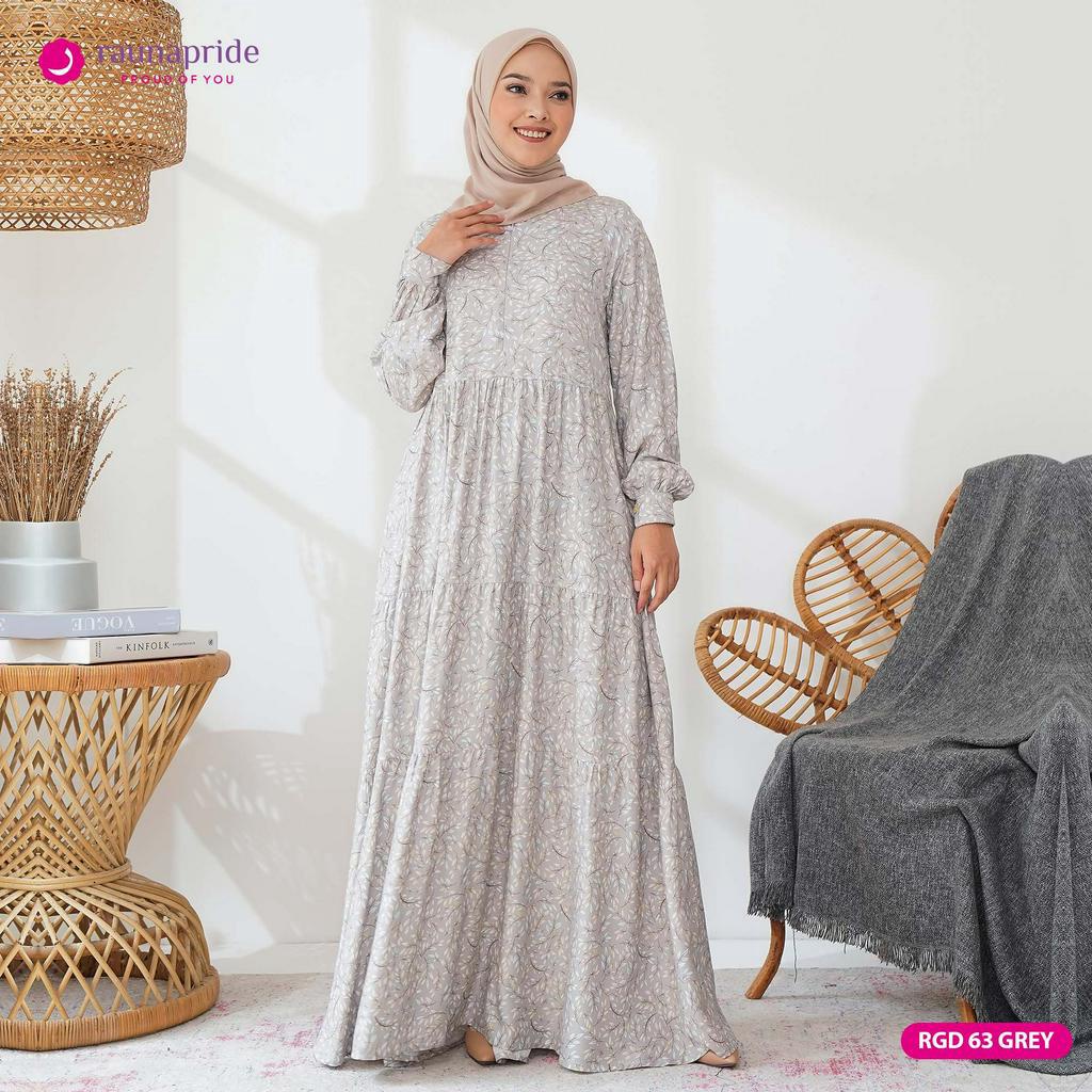 Baju  Gamis Wanita Katun Rayon / GD-63 / Fashion Muslim