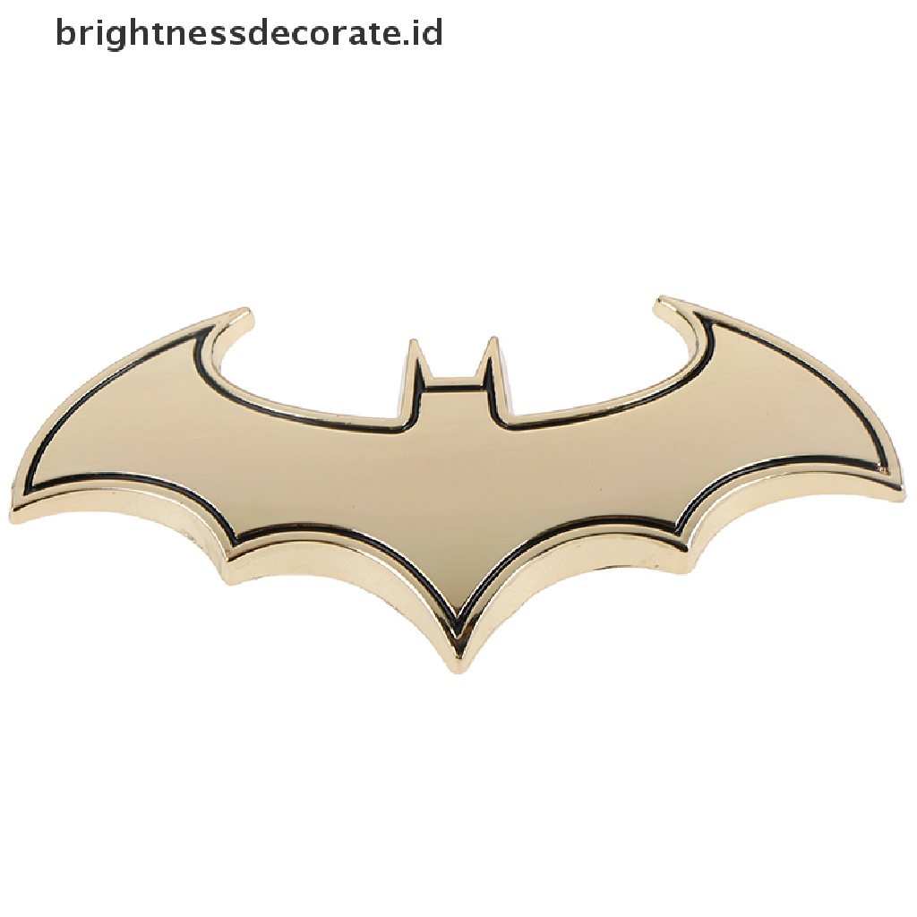 1pc Stiker Emblem / Badge 3d Batman Bahan Metal Untuk Mobil / Motor