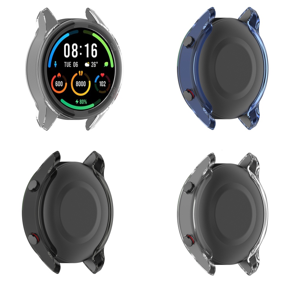 Watch Case for Mi Watch Color Protective Soft Cover Frame Bezel Protector