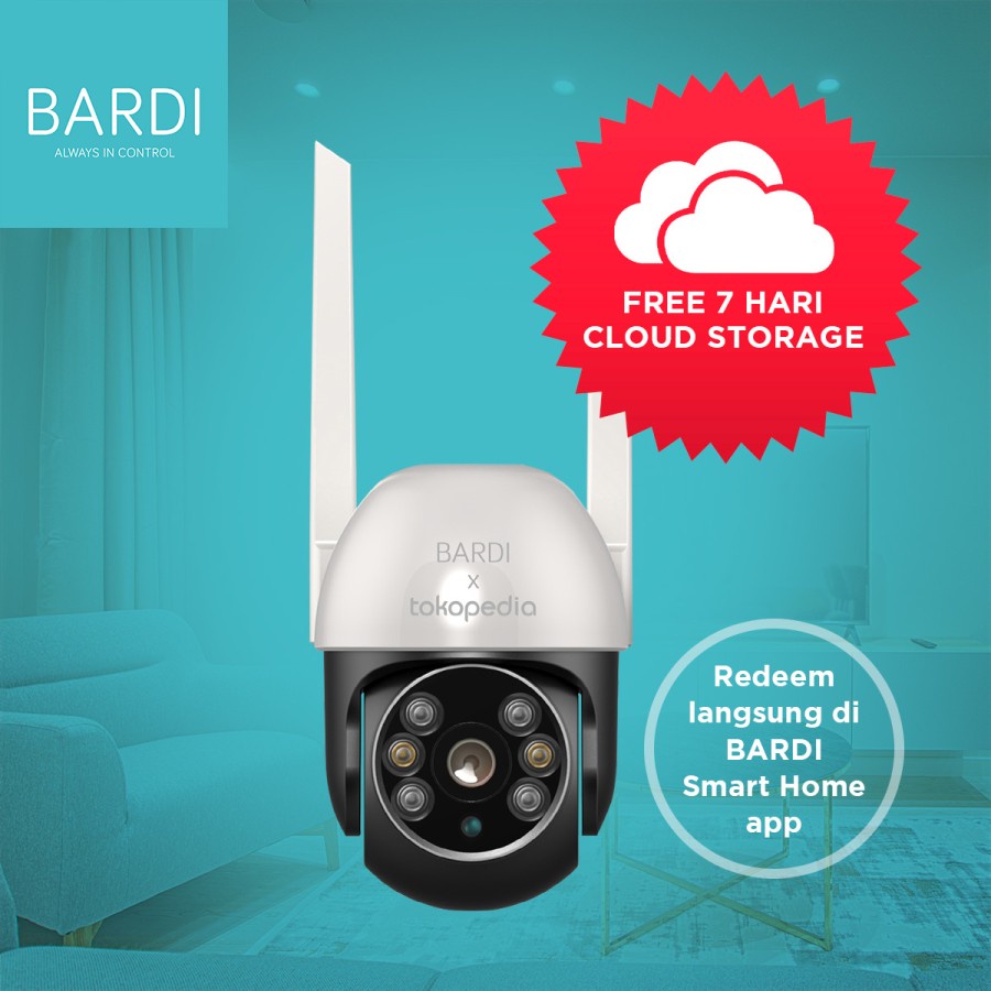 BARDI Smart IP Camera Outdoor Static IPCAM STC Garansi Resmi 1Th