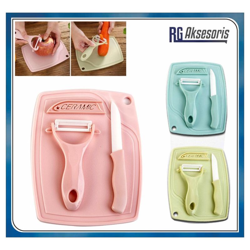 alat dapur 3 in 1 pink