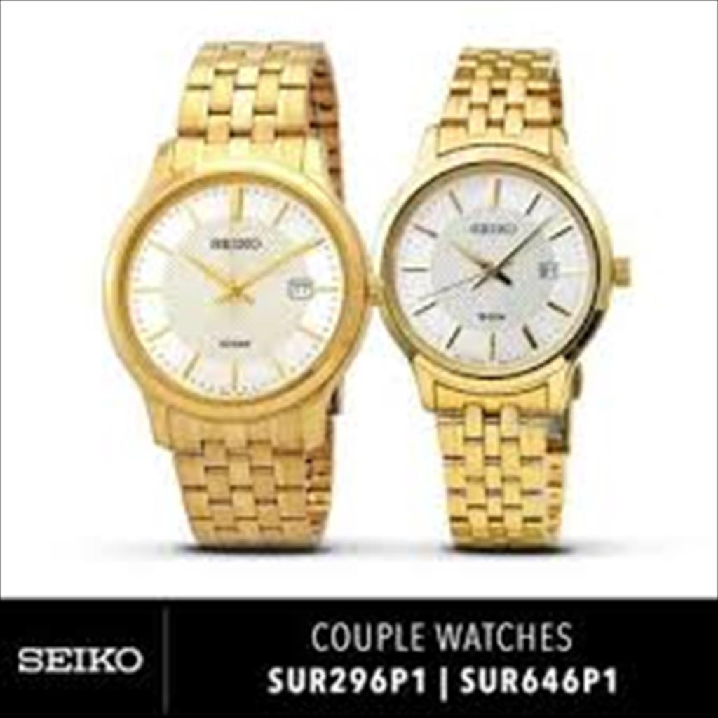 MJS 666 - Jam Tangan Seiko Couple / Jam Tangan Pria Wanita Terlaris