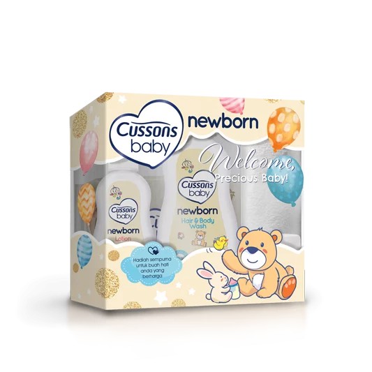 Cussons Baby Newborn Baby Gift Set kado parcel bayi baru lahir