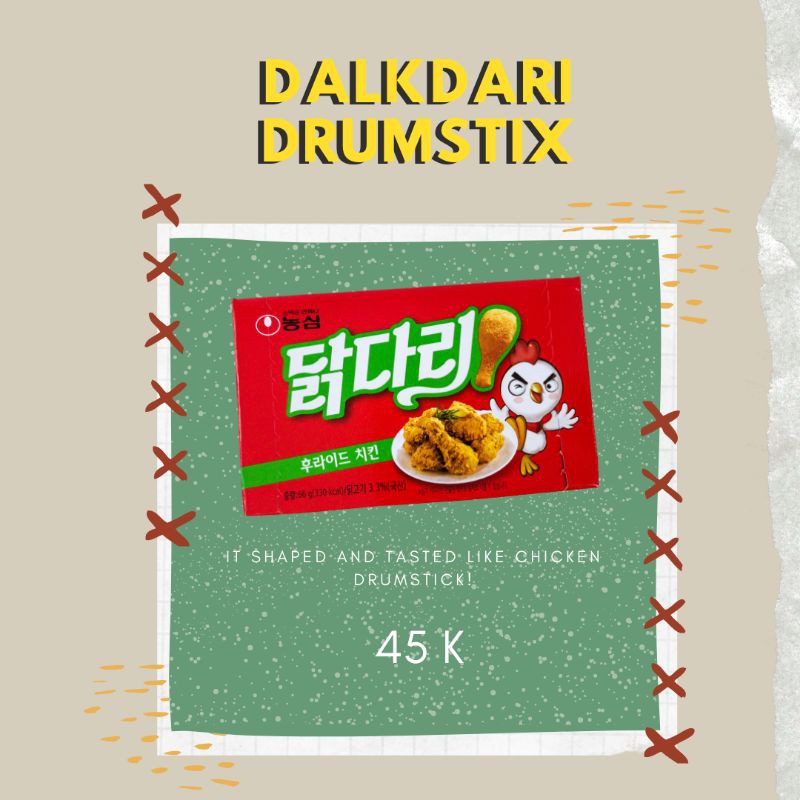 

Nongshim Dalkdari Chicken Drumstick Snack Korea