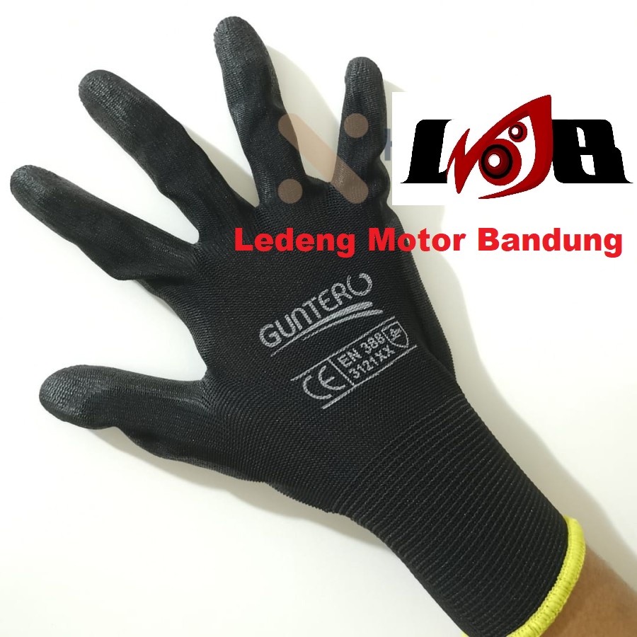 Sarung Tangan Gunter GT1001 Karet Latex Safety Pelindung Anti Slip