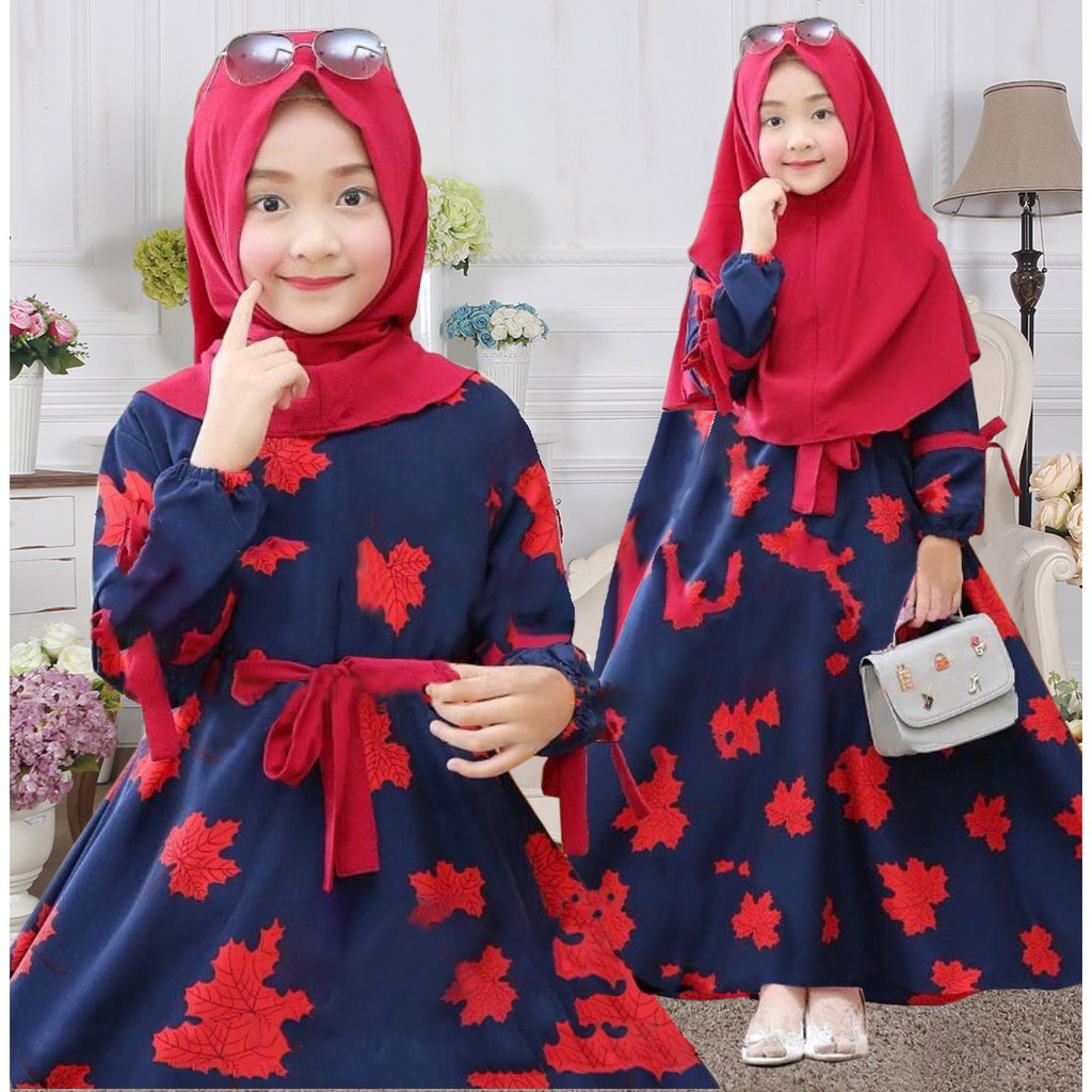 HOPYLOVY - Gamis Anak Perempuan Levenia