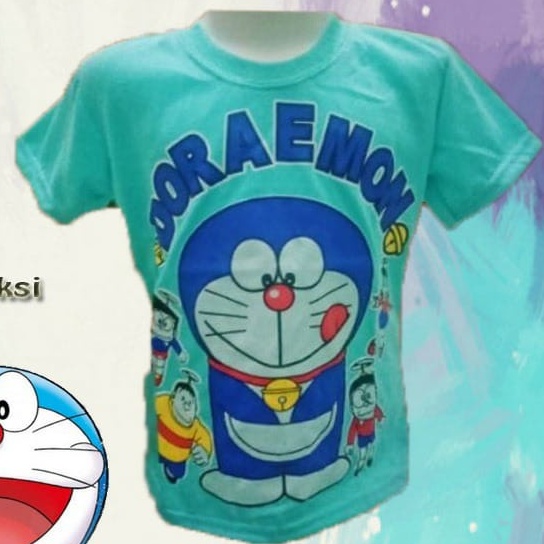 KAOS ANAK PEREMPUAN DORAEMON UMUR 1-2-3-4-5-6-7-8-9-10-11-12 // ATASAN BAJU ANAK PEREMPUAN // GROSIR KAOS ANAK