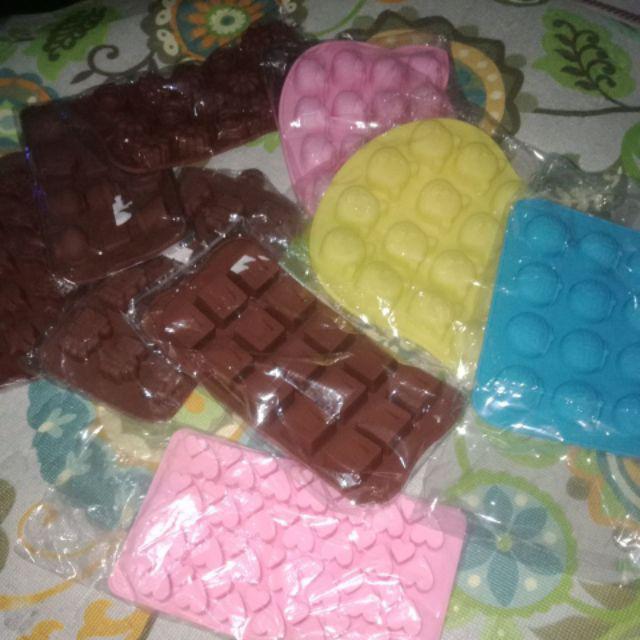 Silikon Lego Robot Cetakan Jeli Coklat