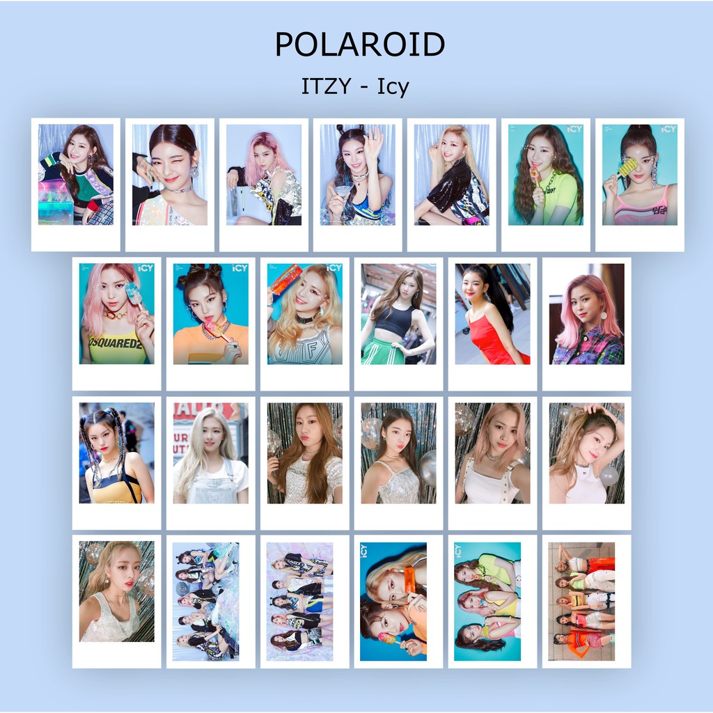 PL031 Polaroid ITZY Icy Isi 25 pcs MURAH
