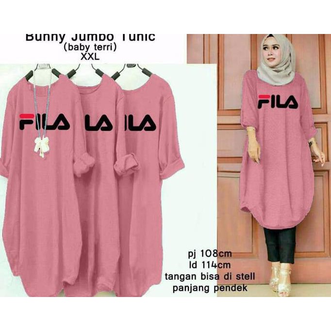 Tunik Fila Jumbo Dusty Pink