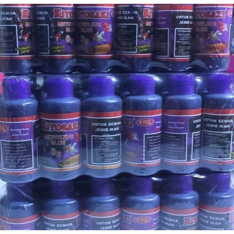 Methylene Blue methyl blue obat biru ikan untuk semua jenis ikan 100ml