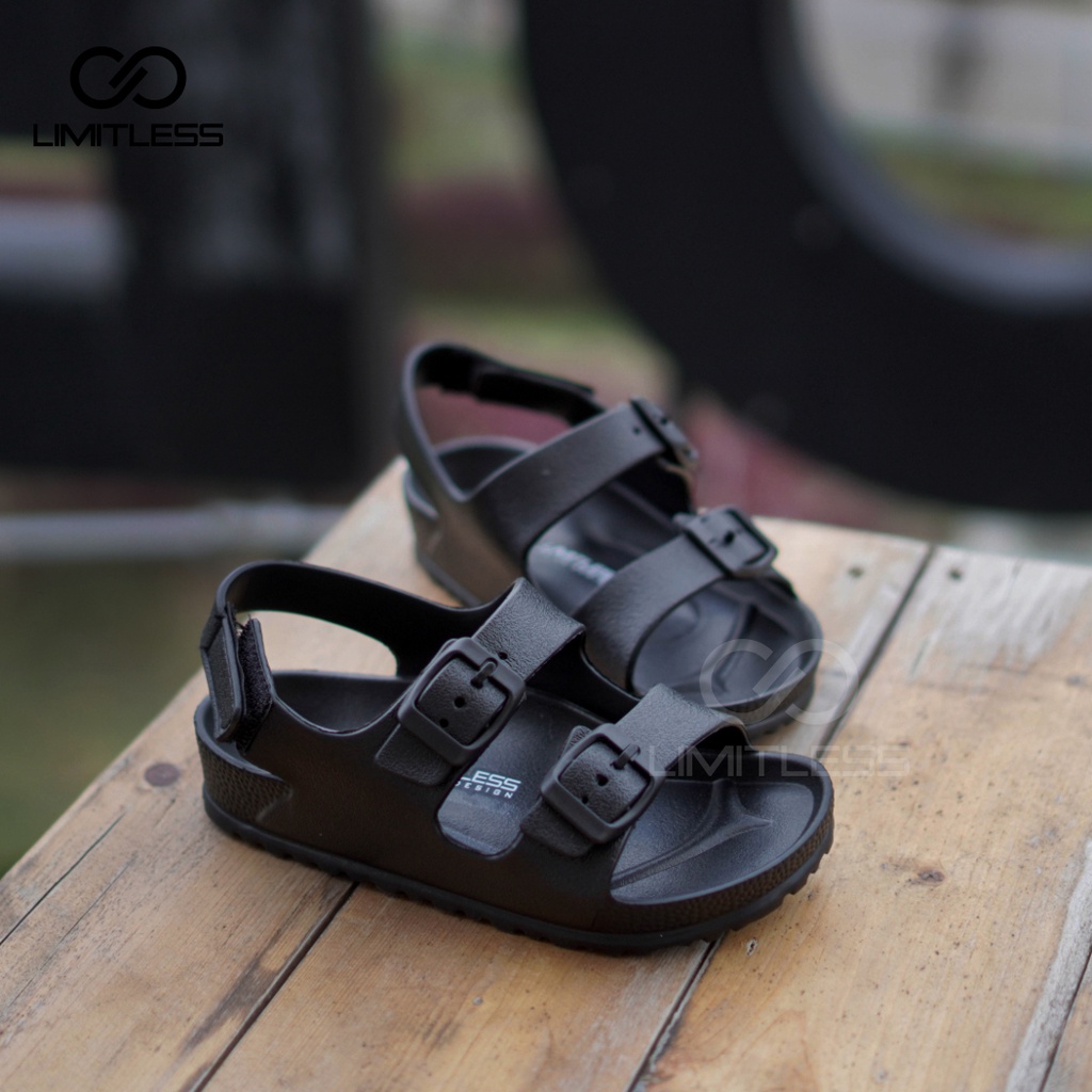 Sandal Anak Perempuan Strap Dua Sendal Gunung Anak Unisex Comfortable Sepatu Sandal Anak Tali Belakang Full Eva