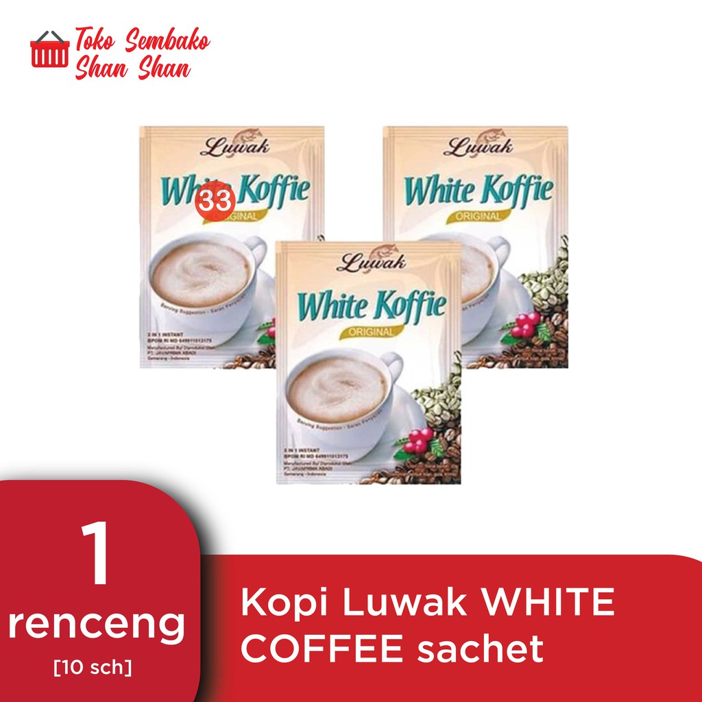 

KOPI LUWAK WHITE KOFFIE- WHITE COFFEE