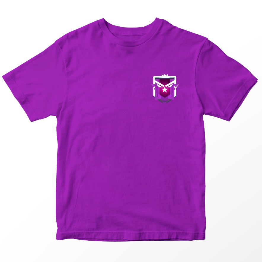 Kaos Free Fire Anak Diamond Rank 4, Warna Ungu Umur 1-10 Tahun