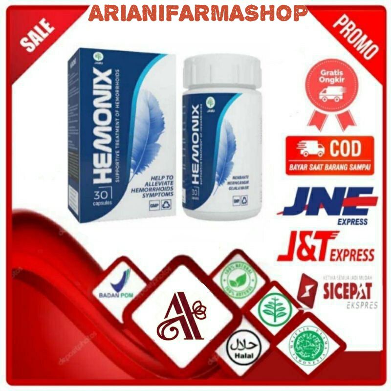 HEMONIX ASLI 100% ORIGINAL - OBAT HEMONIX MENGATASI PENYAKIT WASIR