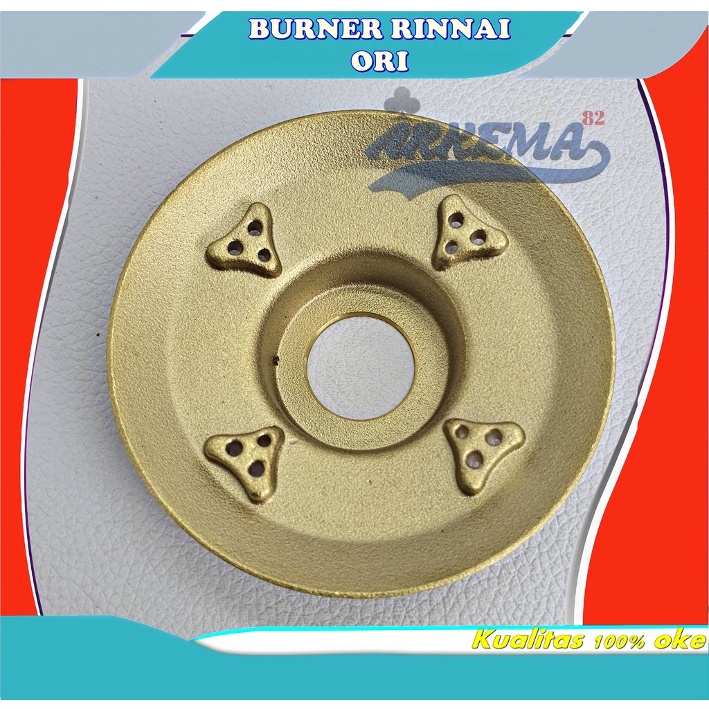 BURNER KUNINGAN KECIL |  KOMPOR GAS RINNAI 511 522 C E 602 603 E ORIGINAL | BURNER RINNAI | BARNER RITNAI | BURNER KOMPOR GAS