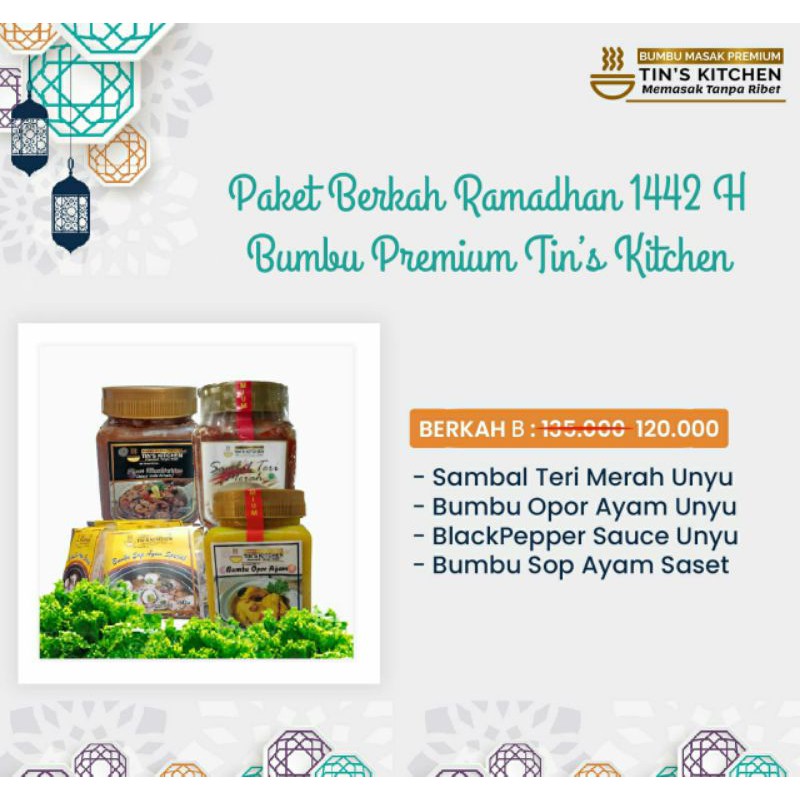 

Paket Bumbu Masak Paket Berkah Ramadhan Paket B Bumbu Premium Tin's Kitchen